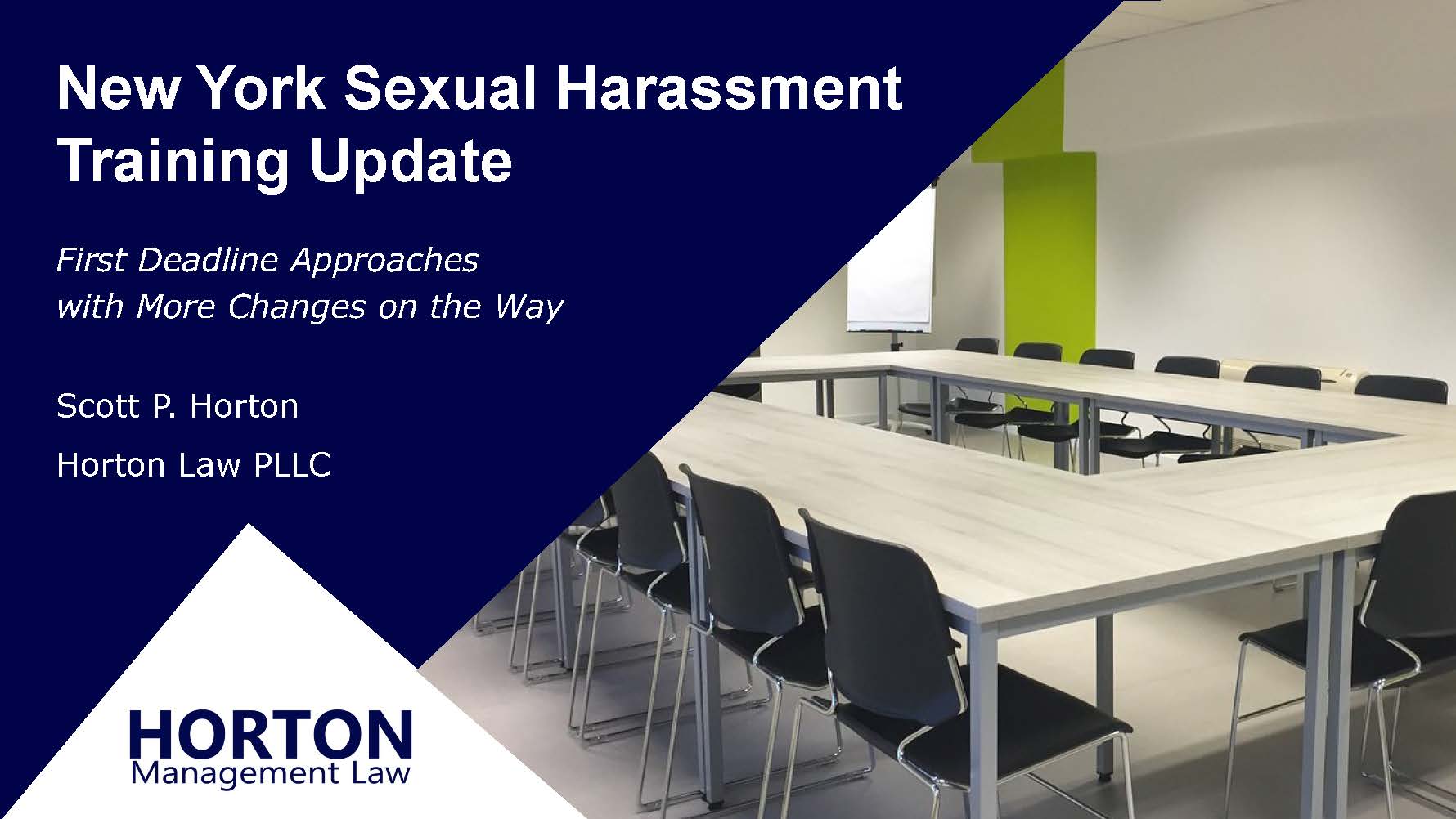 NY Sexual Harassment Training Update Webinar