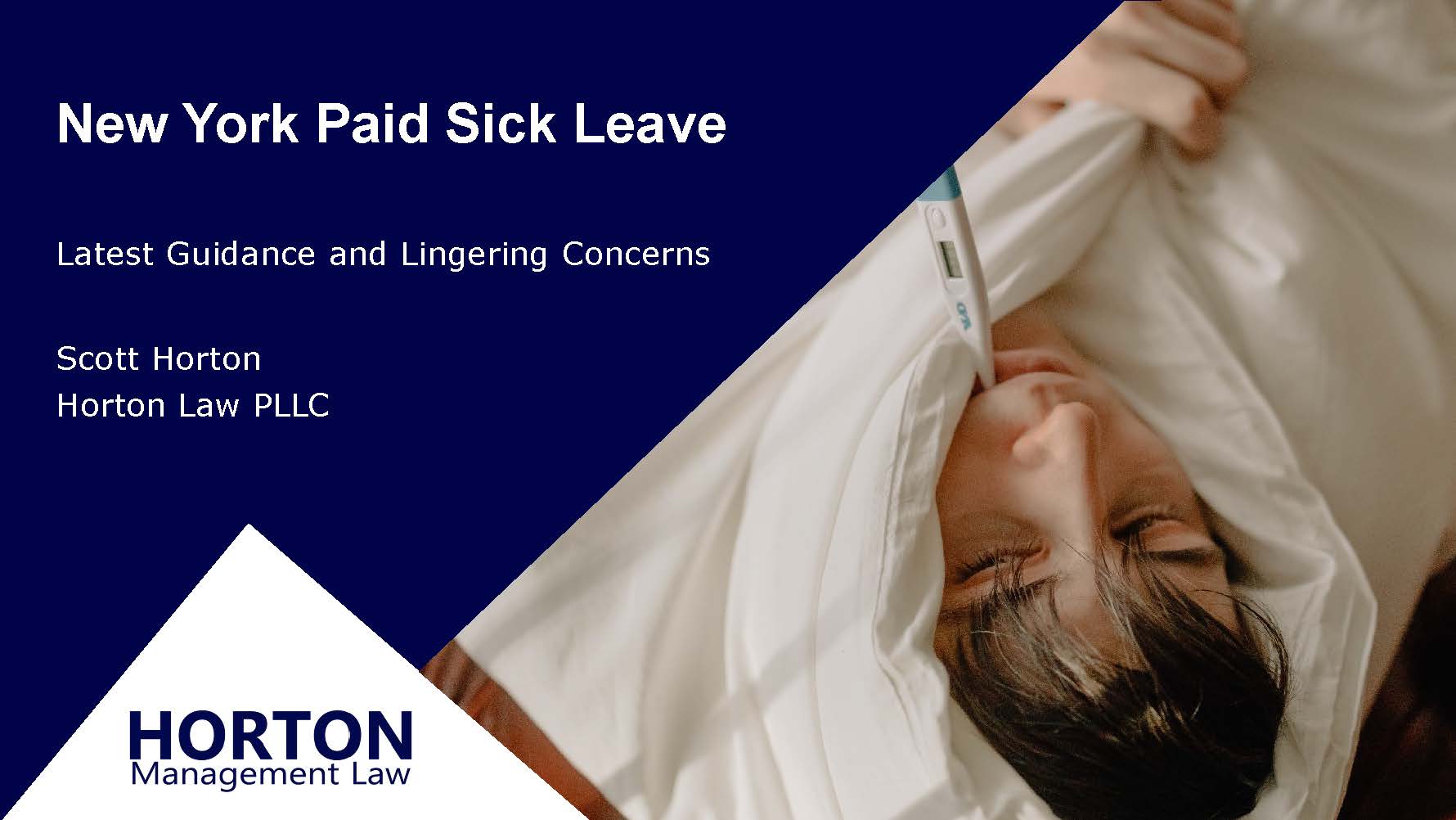 New York Paid Sick Leave