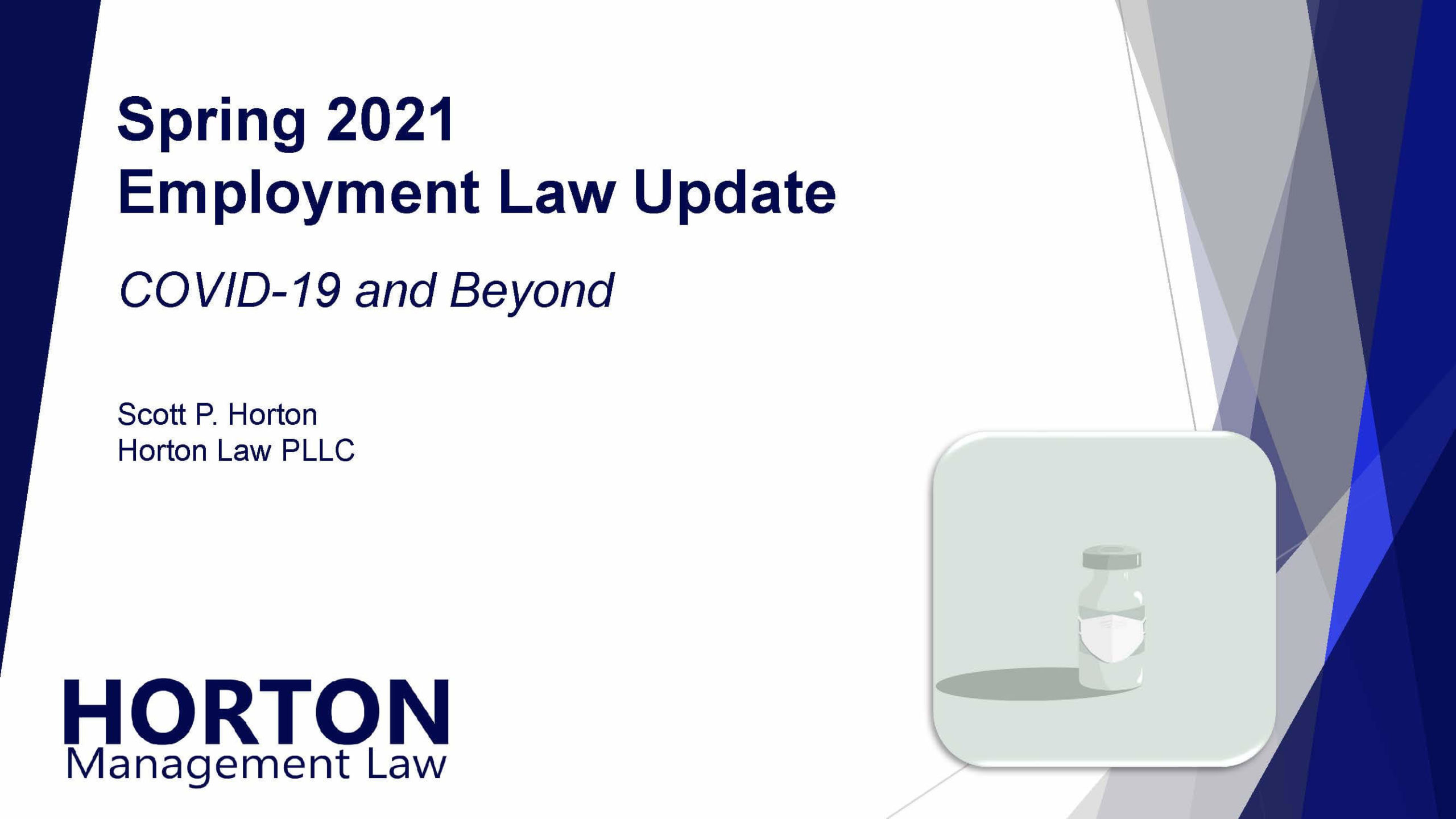 Spring 2021 Employment Law Update