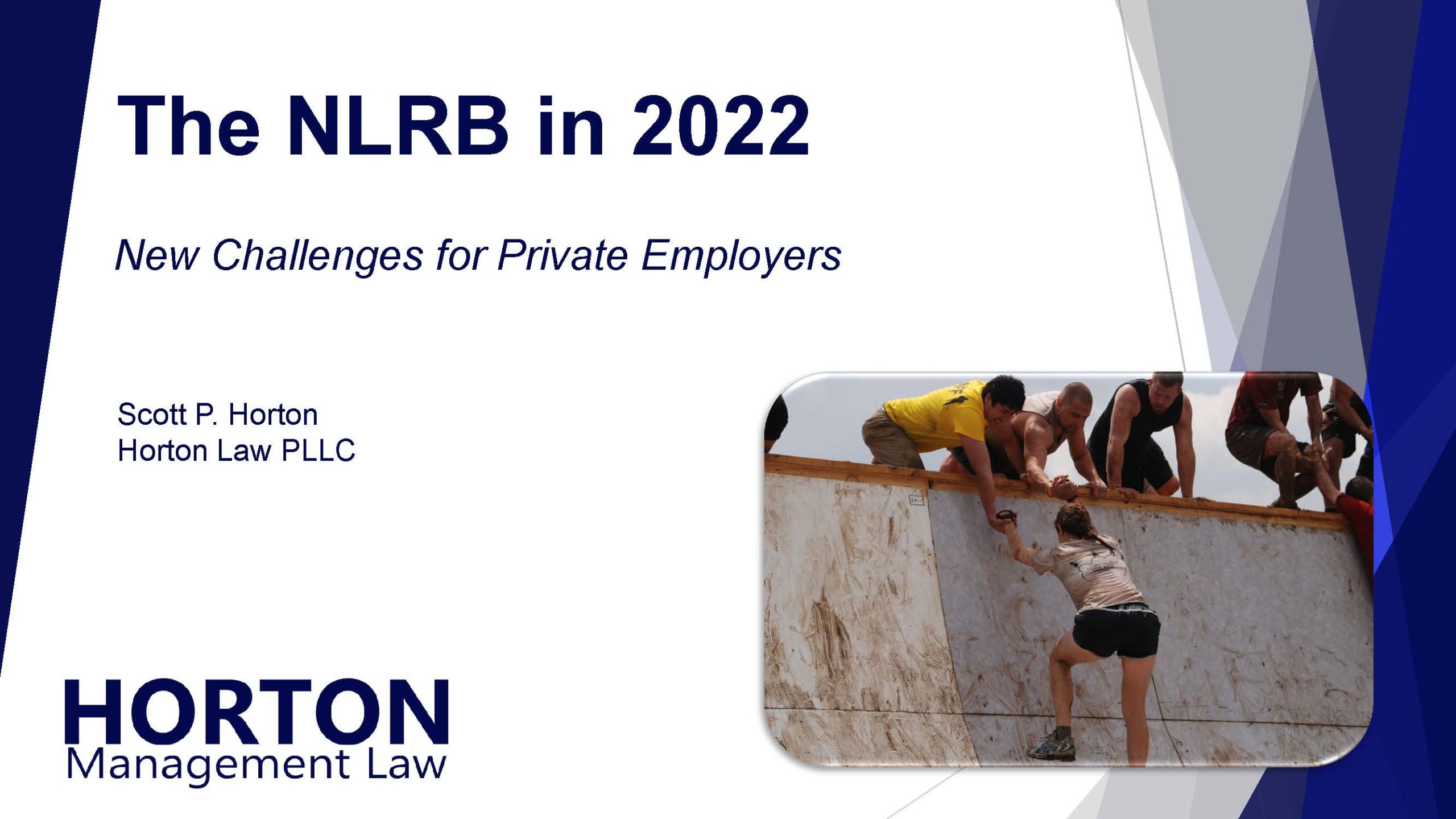 NLRB in 2022 Webinar Cover Slide
