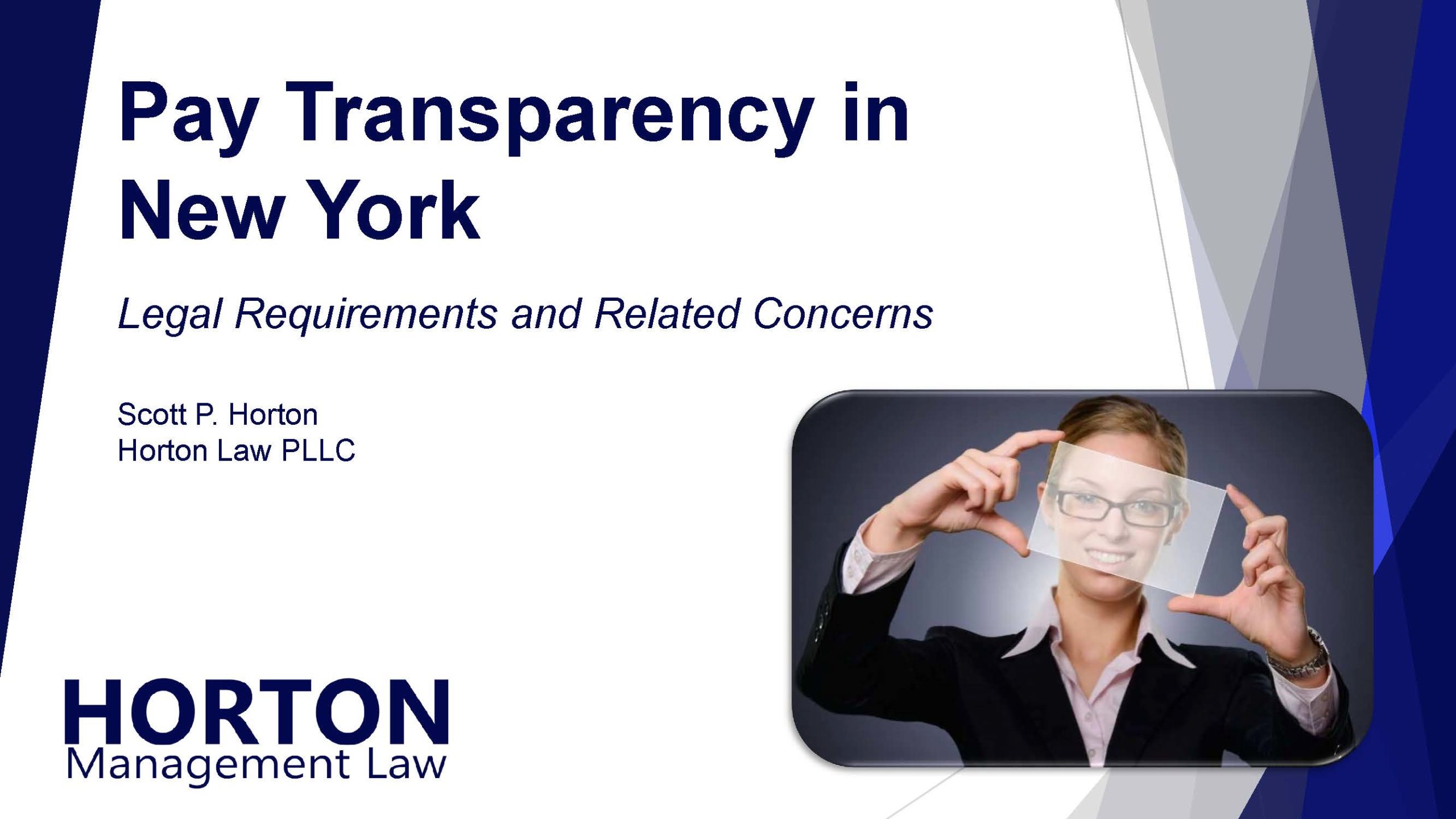 Pay Transparency in New York Cover Slide