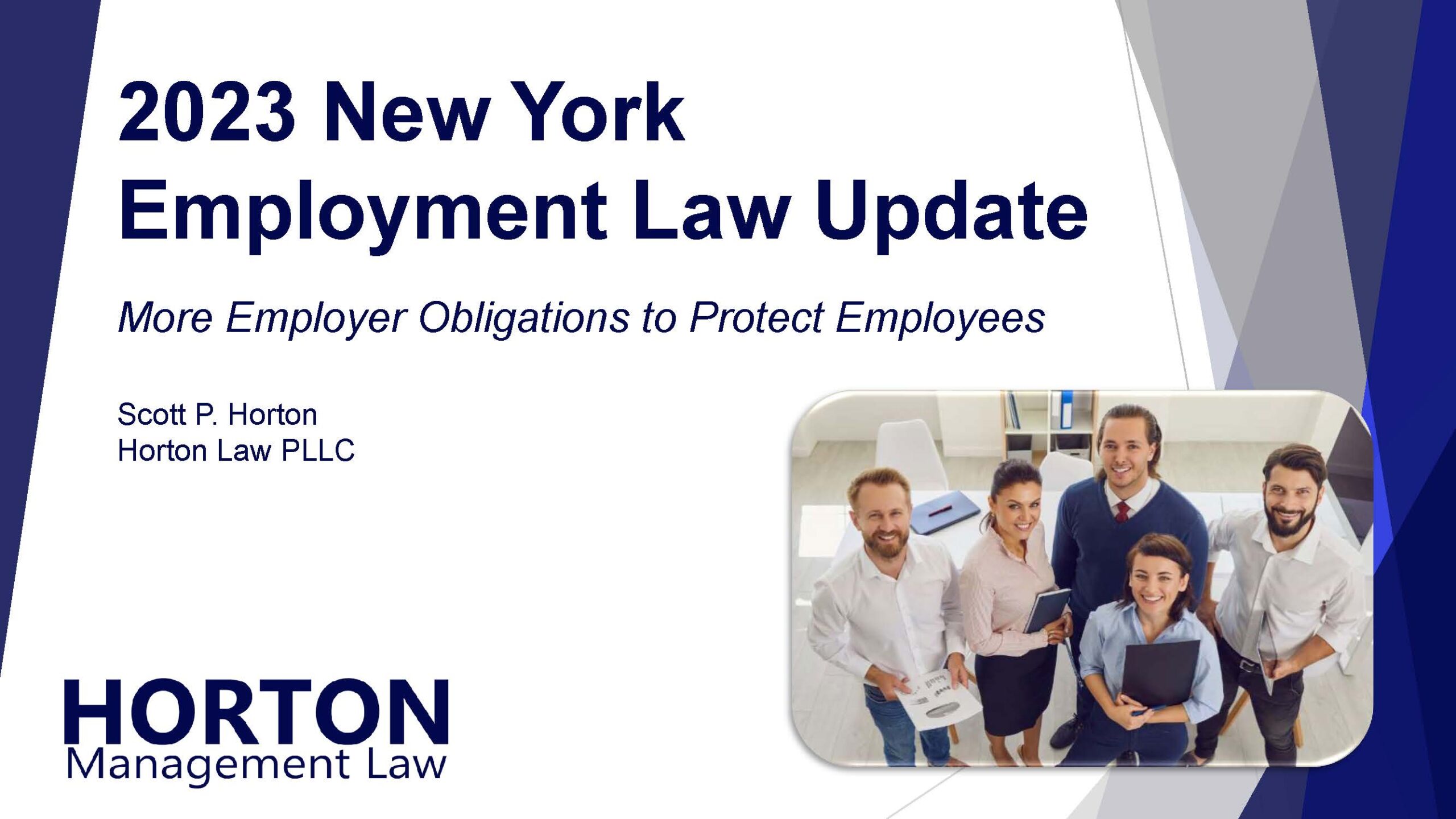 2023 New York Employment Law Update Webinar Recap Horton Law